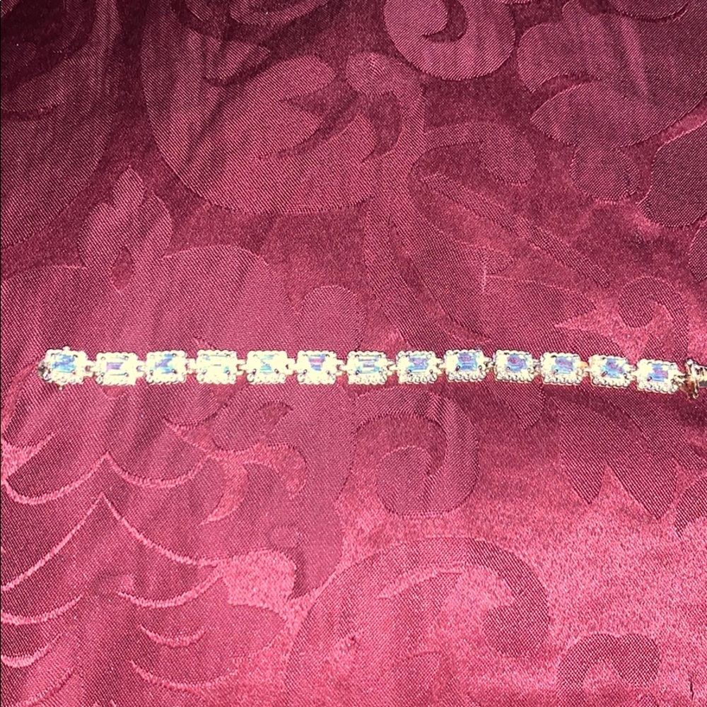 Aquamarine colored bracelet